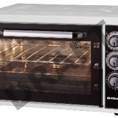 Мини-печь KRAFT KF-MO3801W / Объем 38л. Макс.температура 320 °С. Таймер отключения 90 мин.