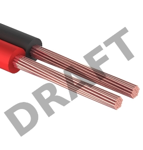 Кабель акустический 2х0,35 кв.мм красно-черный (м. бухта 10 м) | 01-6102-3-10 | REXANT