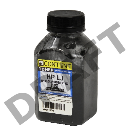 Тонер Content - для HP LJ 1010/1015 100 гр. банка