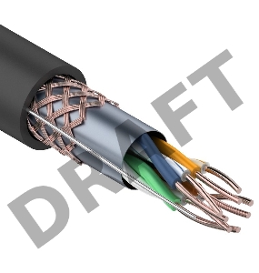 Кабель витая пара REXANT SFTP 4PR 24AWG, CAT5e, наружный (OUTDOOR), бухта 305 м
