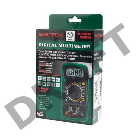 Мультиметр портативный MAS838 Mastech