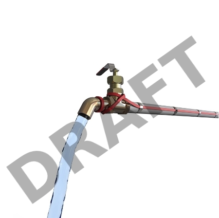 Саморегулируемый греющий кабель (комплект в трубу) 10HTM2-CT (10м/100Вт) | 51-0605 | REXANT