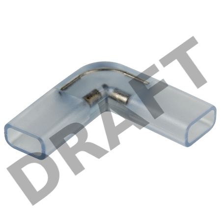 Муфта соединительная L для светодиодной ленты 220 В 9.5х6 мм