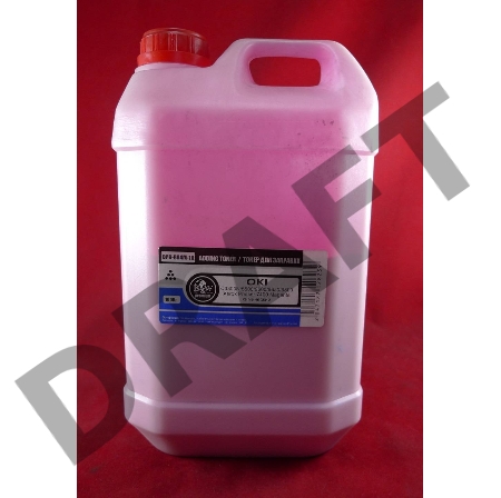 Тонер OKI C3300N/5500/9600/9650/9800, Xerox Phaser 7400 Magenta химический (кан. 1кг) B&W Premium фас. Россия