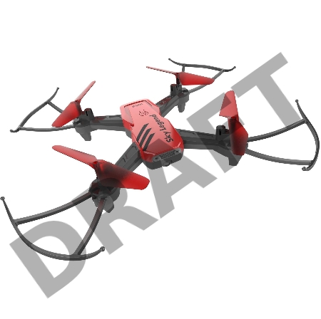 Квадрокоптер Hiper SKY LEGEND FPV 480р WiFi ПДУ черный