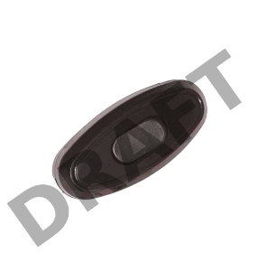 Переключатель бра 6А 250В (еврослот) черн. UNIVersal А0106