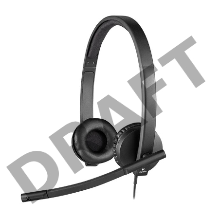 Наушники Logitech Headset H570E USB 981-000575 Stereo OEM
