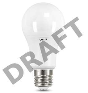 Лампа светодиодная Gauss Elementary 12Вт цок.:E27 груша 220B 4100K св.свеч.бел.ней. A60 (упак.:10шт) (23222)