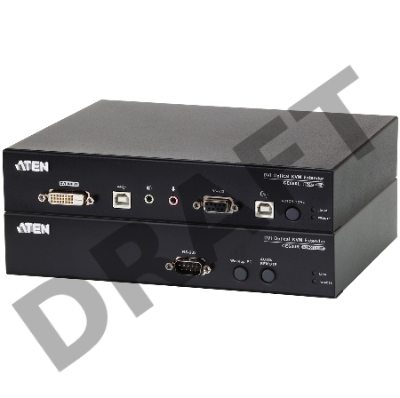 Удлинитель ATEN DVI Optical KVM Extender W/1.8M W/EU ADP