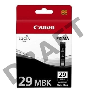 Картридж струйный PGI-29MBK (4868B001), для Canon Pixma Pro 1, Черный