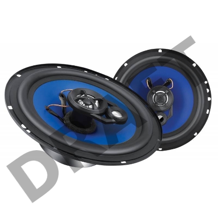 Колонки автомобильные Digma DCA-K602 150Вт 90дБ 4Ом 16см (6.5дюйм) (ком.:2кол.) коаксиальные двухполосные