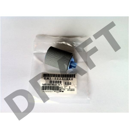 Ролик подачи 500-листовой и 1500-листовой кассеты HP LJ 4300/4200/4250/4345/4350/4700/4730/5200/P4014/P4015/M5035/CP6015/CM6030/CM6040/CP3525/Ent M4555/M601/M602/M603 в пакете (RM1-0037/Q7829-67925)