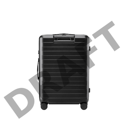 Чемодан NINETYGO Rhine PRO plus Luggage 24'' черный