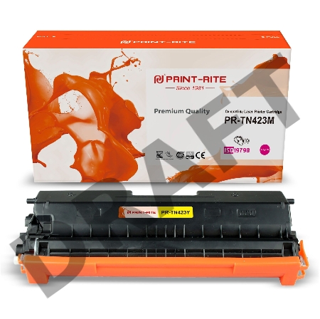 Картридж лазерный Print-Rite TFBAB2MPU1J PR-TN423M TN-423M пурпурный (4000стр.) для Brother DCP L8410CDW/HL L8260CDW/MFC L8690CDW