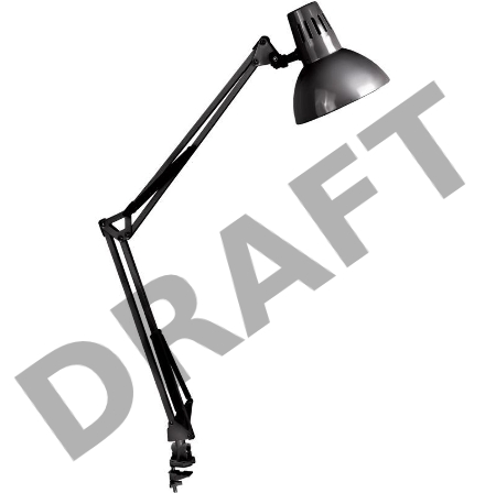 Лампа настольная CAMELION KD-312С02  60Вт 220В Е27