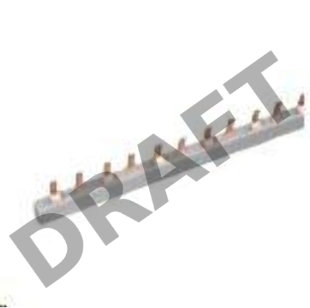 Шина соединительная PIN 2ф 63А мед. изол. 54мод (дл.1м) EKF pin-02-63