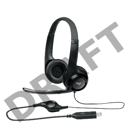 Гарнитура Logitech Headset H390 USB
