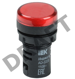 Арматура светосигнальная AD-22DS 24В AC/DC красн. ИЭК BLS10-ADDS-024-K04