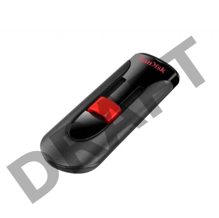 Флеш Диск 256GB SanDisk CZ60 Cruzer Glide, USB 2.0, Black
