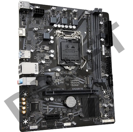 Материнская плата Gigabyte H510M K Soc-1200 Intel H510 2xDDR4 mATX AC`97 8ch(7.1) GbLAN+HDMI