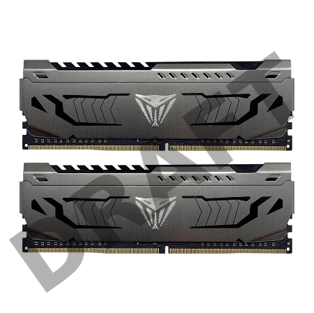 Оперативная память DDR 4 DIMM 8Gb PC25600, 3200Mhz, PATRIOT Viper Steel (PVS48G320C6K) (retail)