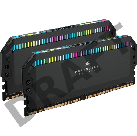 Модуль памяти Corsair DOMINATOR PLATINUM RGB DDR5 DIMM CMT32GX5M2B5200C40 5200MHz 32GB 2x16GB DIMM, Unbuffered, 40-40-40-77, STD PMIC, XMP 3.0, Black Heatspreader, 1.25V (659471)