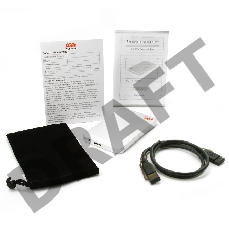 Внешний корпус для HDD AgeStar 3UB2O1 SATA II алюминий серебристый 2.5