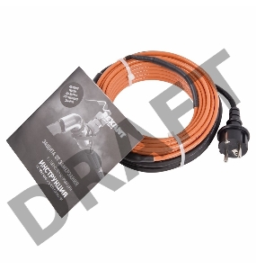 Греющий саморегулирующийся кабель (в трубу) 10HTM2-CT ( 4м/40Вт)  REXANT