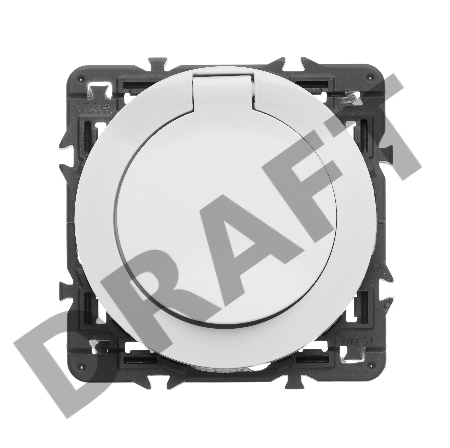 Механизм розетки СП Celiane 2P+E защ. шторки нем. станд. с безвинт. зажим. Leg 067153