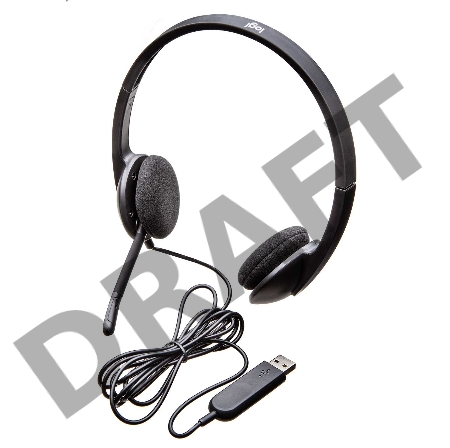 Наушники 981-000475 Logitech Headset H340 USB 