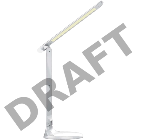 Светильник Gauss GT2041 настольный на подставке белый 10Вт