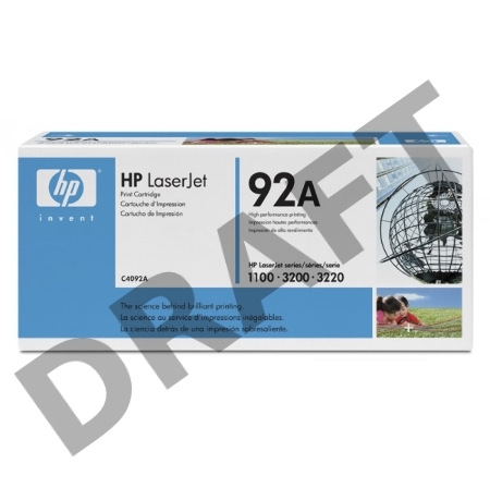 Расходные материалы HP C4092A Картридж {LJ 1100/1100A/X, LJ 3200, (2500стр.)}