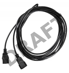 Кабель-удлинитель питания Buro AN23-1008-5 IEC320-C13/IEC320-C14 5м