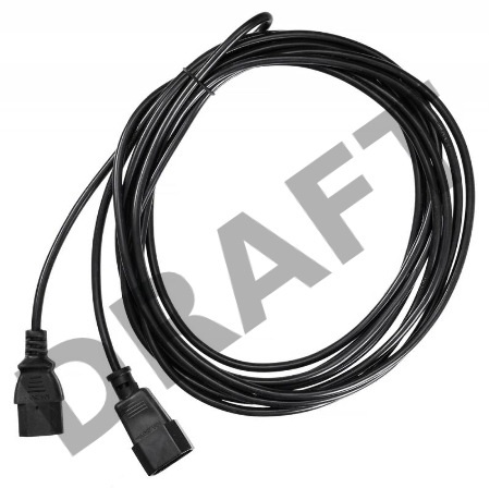 Кабель-удлинитель питания Buro AN23-1008-5 IEC320-C13/IEC320-C14 5м