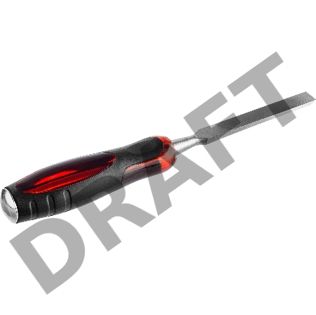 Стамеска MIRAX 1810-12 с двухкомпонентной прозрачной рукояткой, 12мм