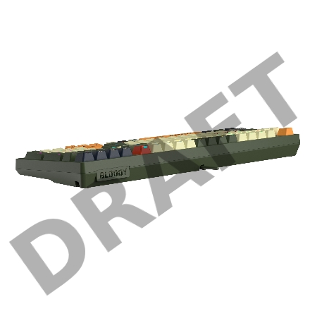 Клавиатура A4Tech Bloody S98 Aviator механическая зеленый USB for gamer LED (S98 AVIATOR)