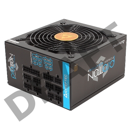 Блок питания  Chieftec 1000W Retail BDF-1000C [Proton] МОДУЛЬНЫЙ, ATX v.2.3/EPSx2, 80+BRONZE >85%,  A.PFC, 6x PCI-E (6+2-Pin), 9x SATA, 3x MOLEX, Fan 