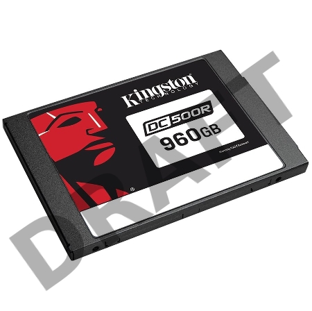 Твердотельный накопитель Kingston 960GB SSDNow DC500R (Read-Centric) SATA 3 2.5 (7mm height) 3D TLC