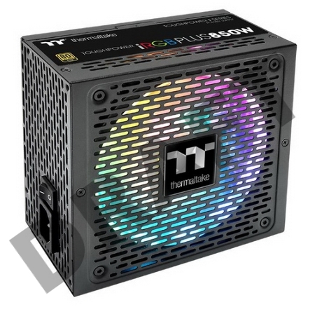 Блок питания Thermaltake ATX 850W Toughpower iRGB Plus 80+ gold (24+4+4pin) APFC 140mm fan color LED 12xSATA Cab Manag RTL