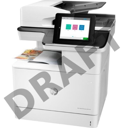 МФУ HP Color LaserJet Enterprise MFP M776dn, цветной лазерный принтер/сканер/копир, (А4, 4 цвета, 1200x1200 dpi, 46 стр/мин, лотки 100/550 листов, дуплекс, USB/LAN, сканер планшетный/протяжный 600x600 dpi, ADF 200 стр.)