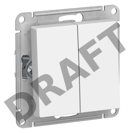 Механизм переключателя 2-кл. ATLAS DESIGN (сх.6) 10АХ бел. SchE ATN000165