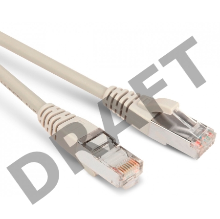 Патч-корд Hyperline F/UTP, экранированный, Cat.5е, LSZH, 15 м, серый PC-LPM-STP-RJ45-RJ45-C5e-15M-LSZH-GY