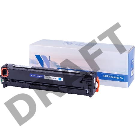 Картридж NV Print совместимый HP CB541A/Canon 716 Cyan для  LJ Color CP1215/1515/1518/  (1400k)