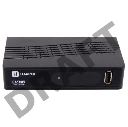 Цифровой телевизионный DVB-T2 ресивер HARPER HDT2-1202 