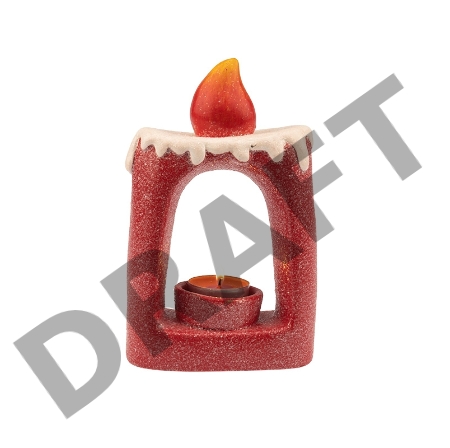 Керамический подсвечник «Свечка» 12.5х6х19.3 см