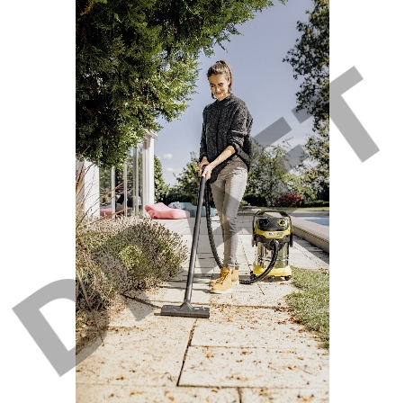 Строительный пылесос Karcher WD 5 S V-25/5/22 1100Вт (уборка: сухая/сбор воды) желтый
