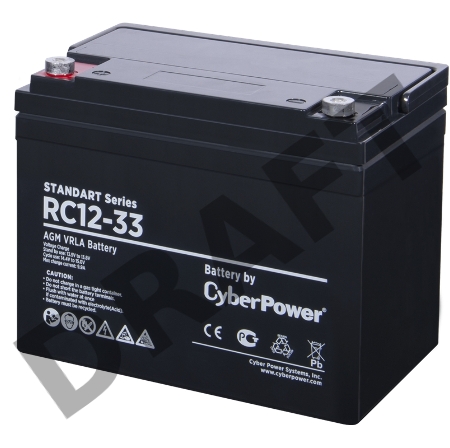 Батарея SS CyberPower RC 12-33 / 12V 33 Ah