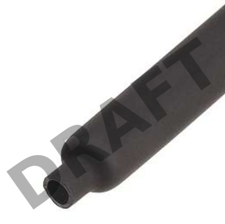 Трубка термоусадочная ТУТнг-60/30 черн. (уп.25м) КВТ 60098