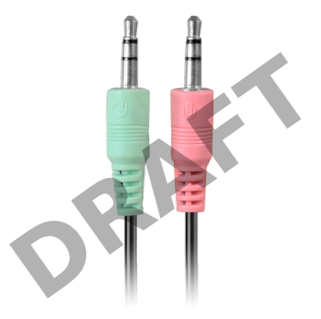 Наушники с микрофоном A4 HS-10 черный 2м