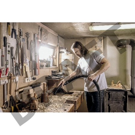 Строительный пылесос Karcher WD 5 S V-25/5/22 1100Вт (уборка: сухая/сбор воды) желтый